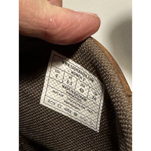 Eddie Bauer Womens Trace Boots Size 9 Brown - Picture 6 of 6